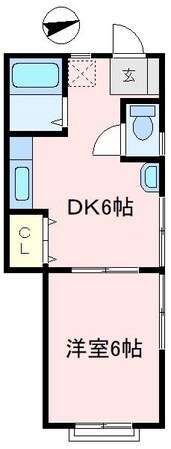 コーポ渡辺の物件間取画像